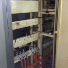 Odobratie starých stykačov a kabeláže z rozvádzačovej skrine.